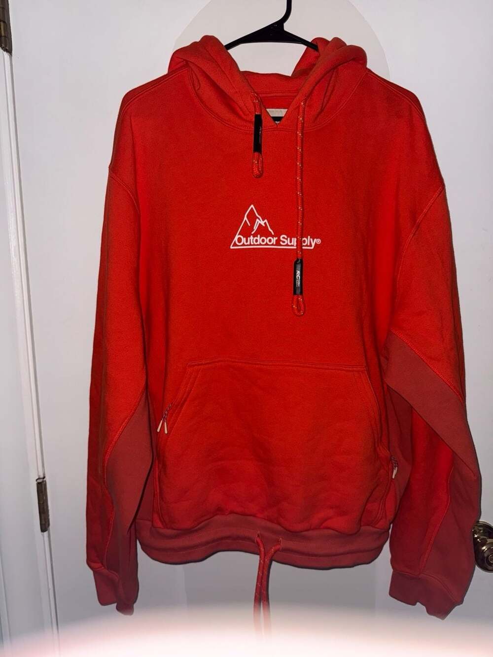 Reese Cooper Outdoor Supply Hoodie Orange Size L